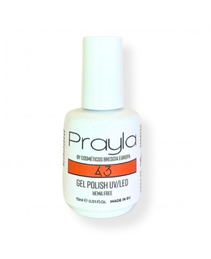 Gel polish UV/LED 43, hema free, 15 mL - Prayla