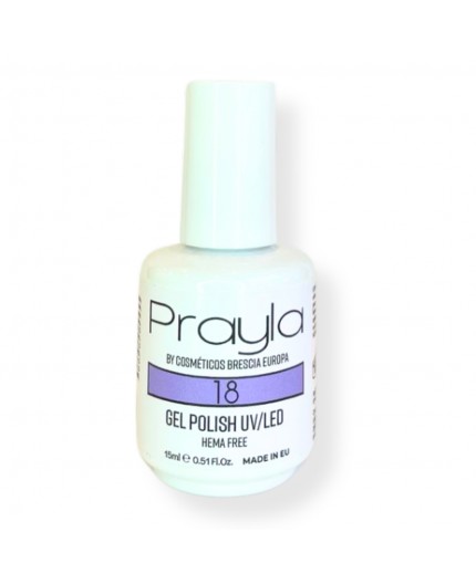 Gel polish UV/LED 18, hema free, 15 mL - Prayla