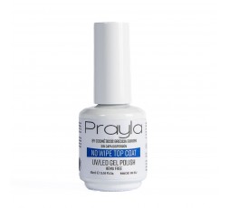 No wipe top coat UV/LED (SIN capa de dispersión), hema free, 15 mL - Prayla
