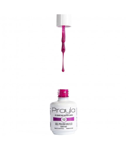 Gel polish UV/LED 12, hema free, 15 mL - Prayla