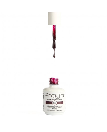 Gel polish UV/LED 49, hema free, 15 mL - Prayla