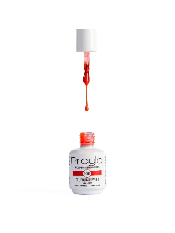 Gel polish UV/LED 105, hema free, 15 mL - Prayla