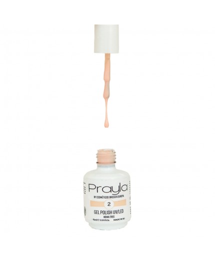Gel polish UV/LED 2, hema free, 15 mL - Prayla