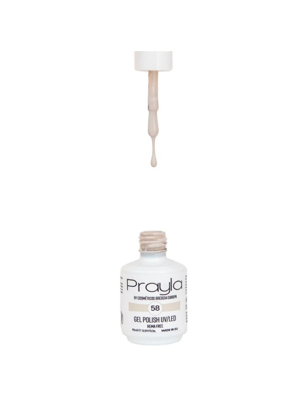 Gel polish UV/LED 58, hema free, 15 mL - Prayla