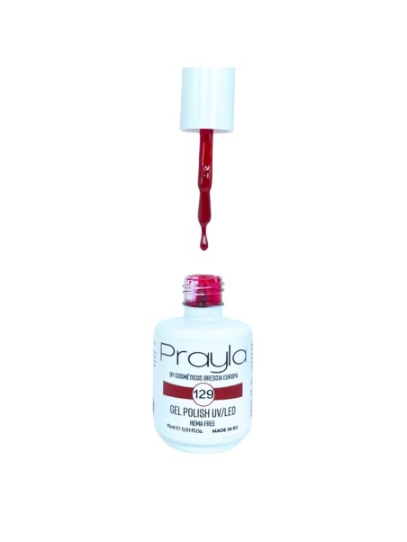 Gel polish UV/LED 129, hema free, 15 mL - Prayla