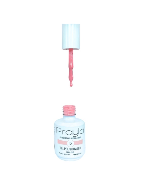 Gel polish UV/LED 5, hema free, 15 mL - Prayla