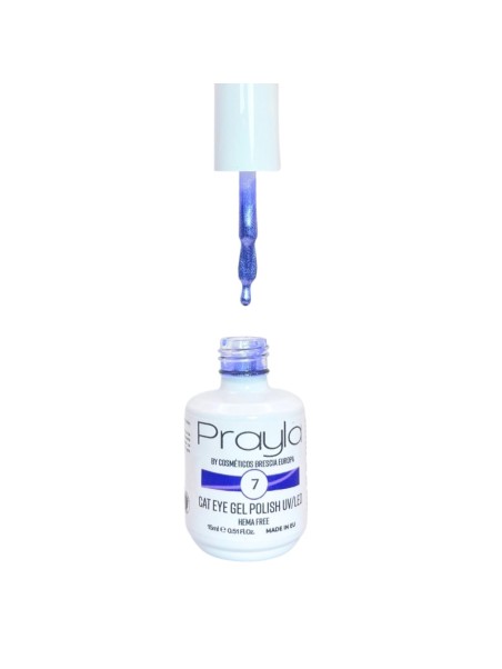 Prayla - Cat eye - Gel polish UV/LED 7, hema free, 15 mL