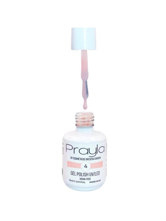 Gel polish UV/LED 4, hema free, 15 mL - Prayla