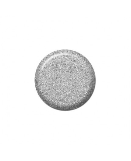 Esmalte purpurina o escarcha plata